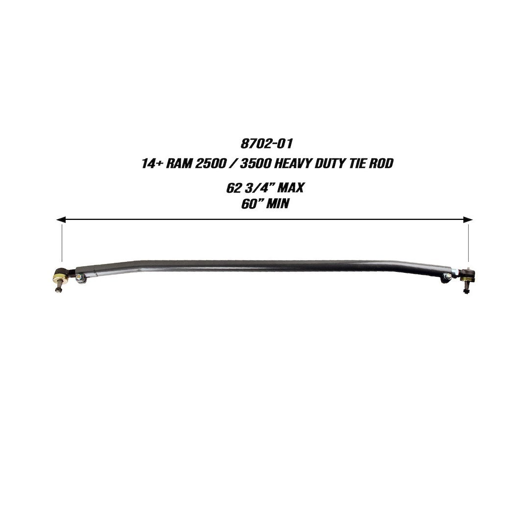 Synergy Limited Lifetime Warranty Tie Rod Assembly 8702-11 - Ram 14 Heavy Duty