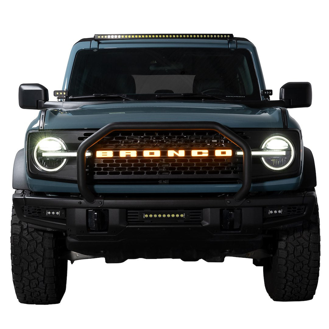 Putco No-Drilling Required Grille Guard 61500 - Ford Bronco Fits Models