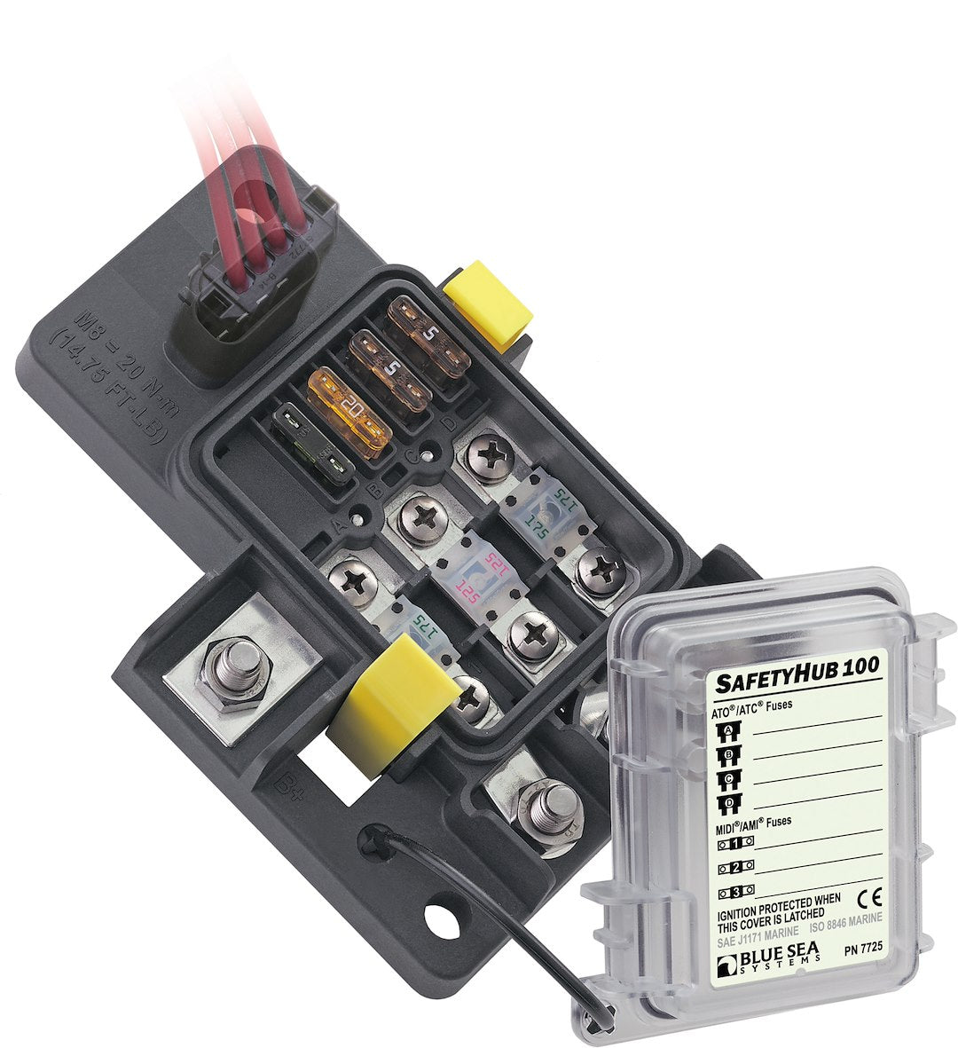 Blue SEA No Supplier Warranty Fuse Block 7725-BSS - Module Safety Circuit 100