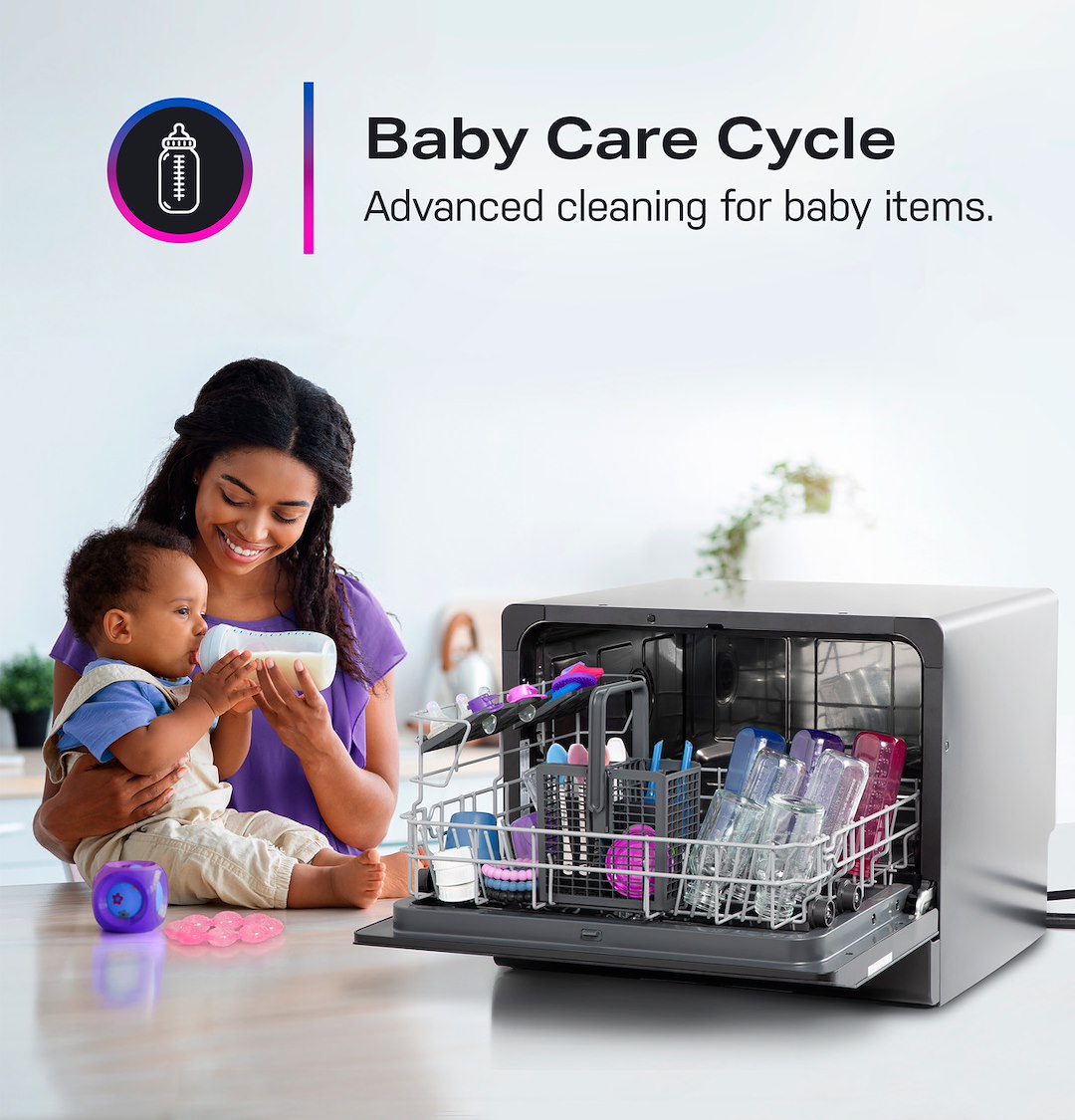 GE Appliance Built-In Wi-Fi Powered By SmartHQ™ Dishwasher PZF560HGWBB - Profile Energy Star Smart Comp