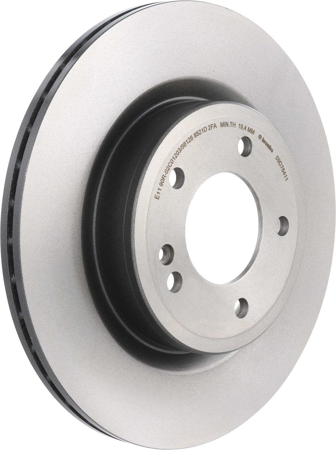 Brembo Rust-Resistant Coating Brake Rotor 09D76411C02 - Disc