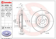 Brembo Components Not Hazardous To Health Brake Rotor 09A53811C02 - Disc