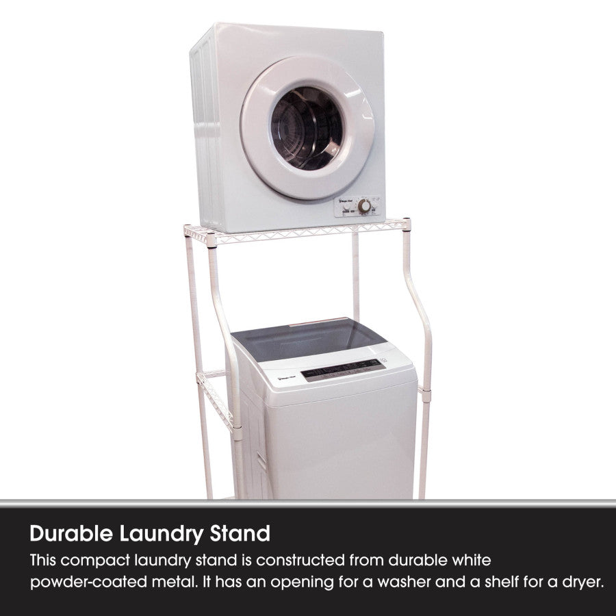 Magic Chef MCSLS12W Clothes Washer/ Dryer Stack Stand