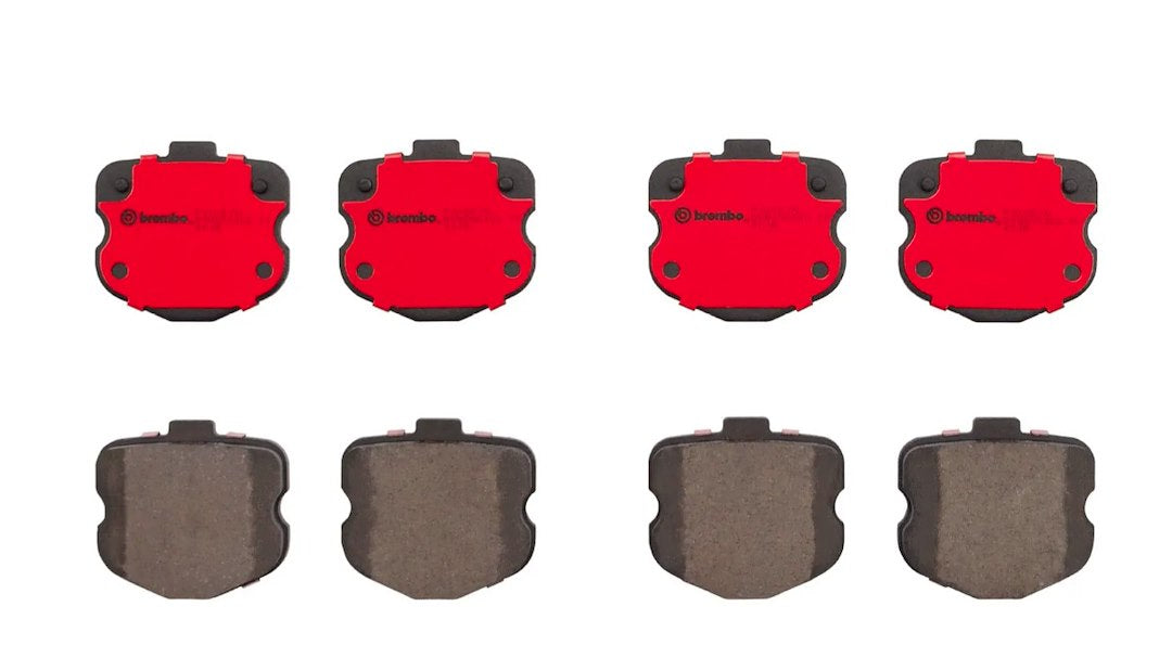Brembo Premium Low-Met OE Equivalent Pad Brake Pad P10067N - Disc Set