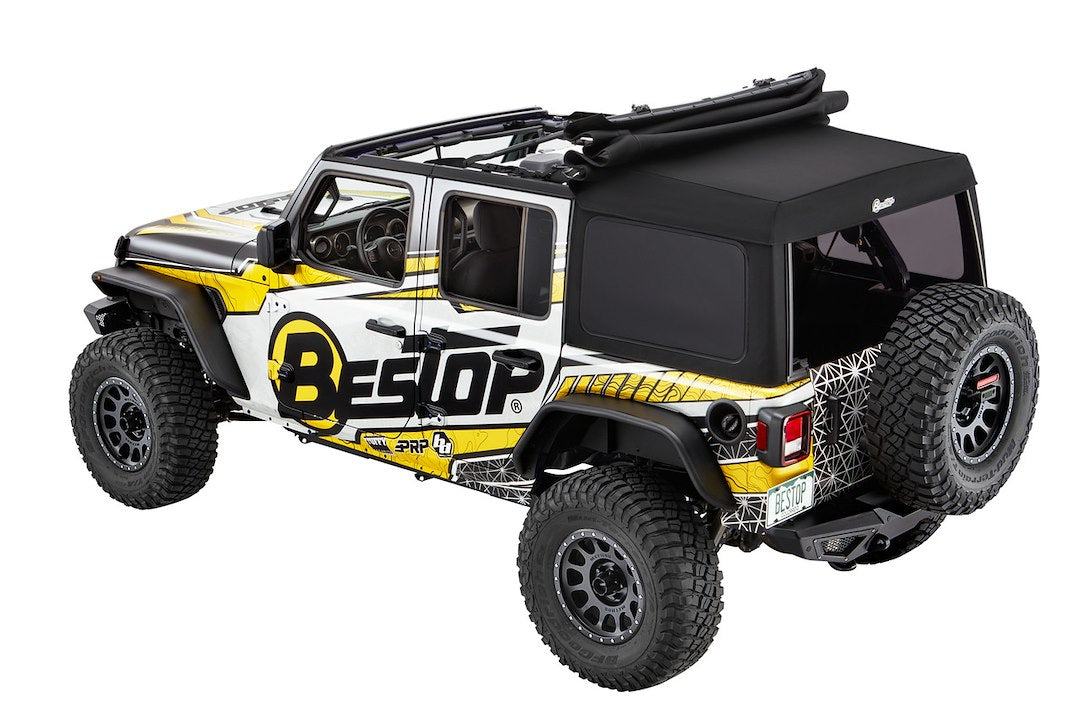 Bestop Plug And Play Harness For Bestop Trektop Pro 50727-17 - JL Supertop Ultra Softgoods Door