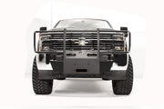 FAB Fours GM15-N3070-1 Fully welded, one piece winch mount - Black