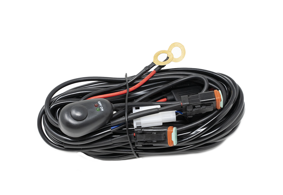 Cali Raised Illuminated LED Rocker Switch Driving/ Fog Light Wiring Harness CR2443 - Double Connecting