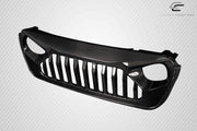 Extreme DIM. Premium Glossy UV Protectant Finish Grille 116320 - 2019-2021 Jeep Wrangler JL Gladiato