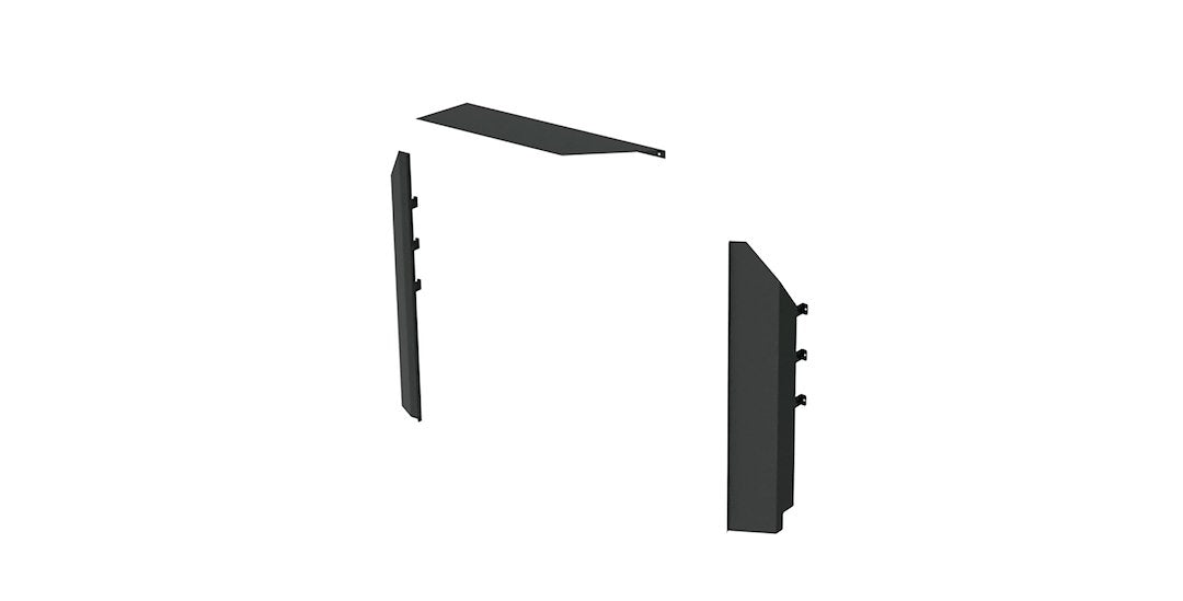 Masterack Easy To Install Bulkhead Divider Wing 027807KP - GM EXP Savana Partition Kit