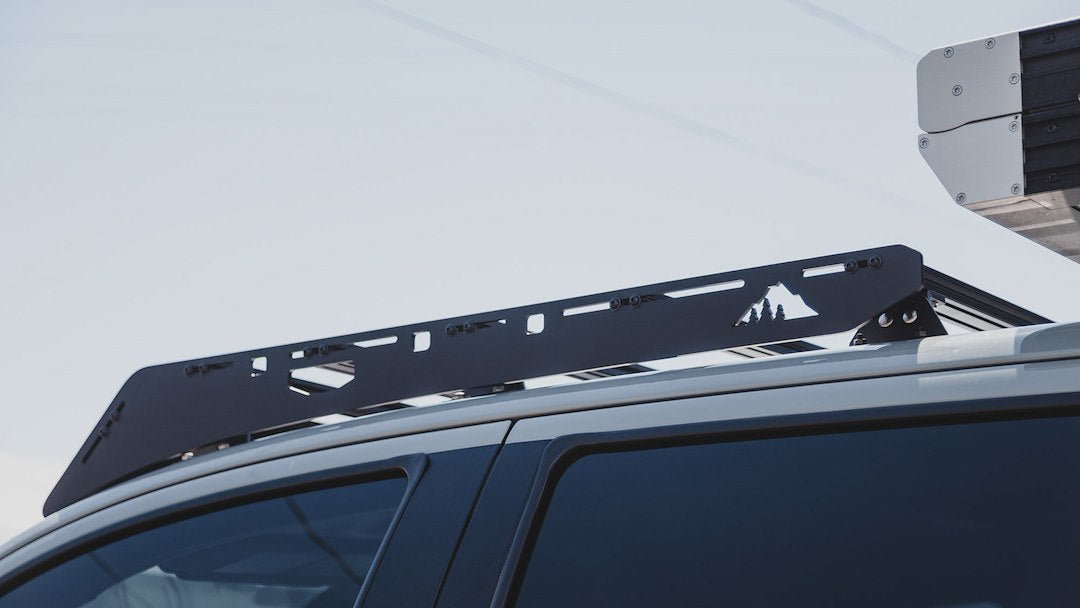 Sherpa Equip Limited Lifetime Warranty Truck Cap Roof Rack 180844 - Black Full Height Crossbars
