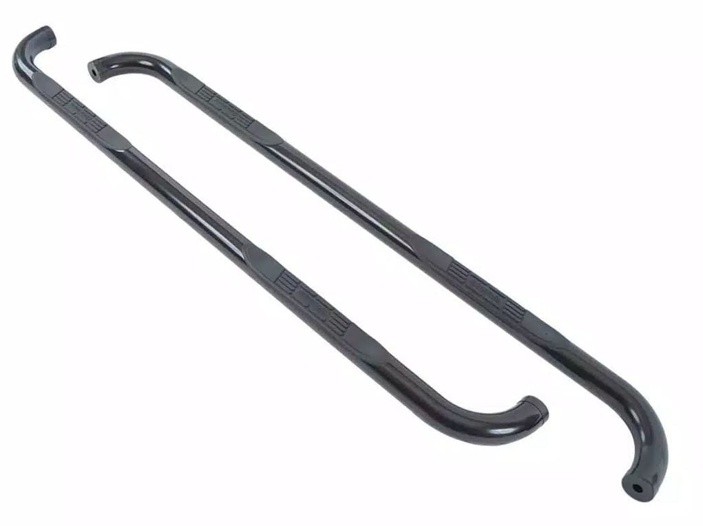 BIG Country No Drilling Required Nerf Bar 372011 - Black Round Side Bars Mild Steel
