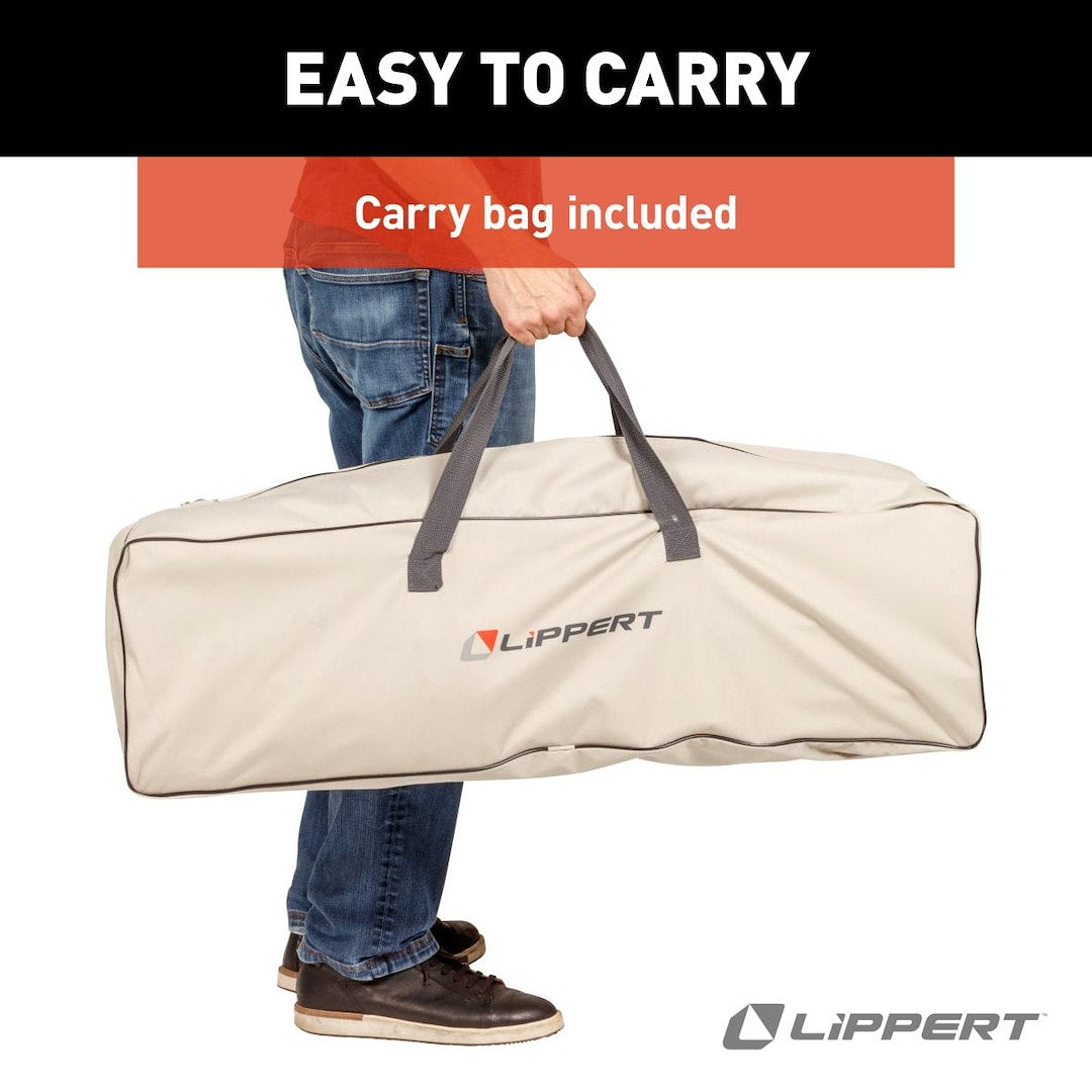 Lippert Comp Lightweight And Easy To Transport Camping Chair 2022114795 - Sand Campfire Folding Sofa