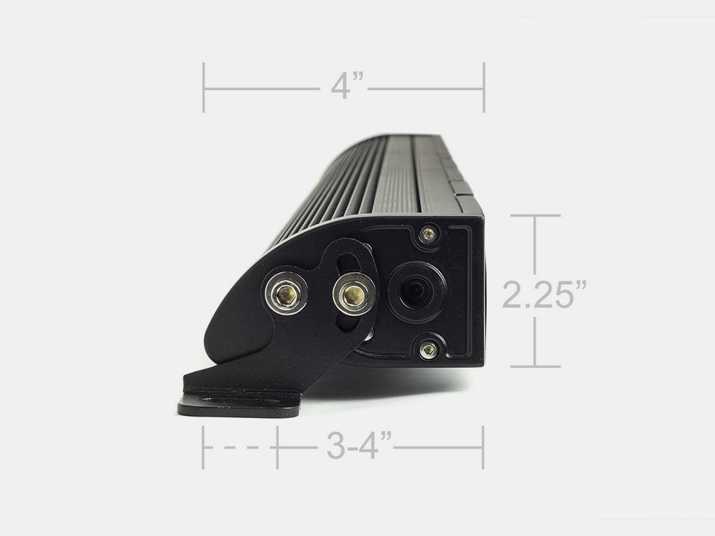 Cali Raised Over And Under Voltage Protection Light Bar CR2317 - White 43 Amber Dual Function Led