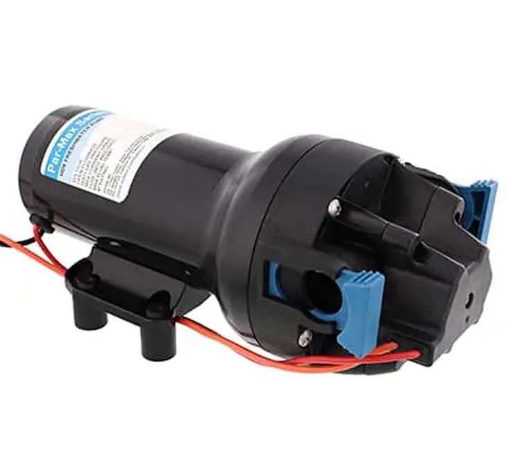 Jabsco Diaphragm Design Allows Dry Running Fresh Water Pump P601J-215S-3A - Parmax HD6 12V 6GPM 40PSI