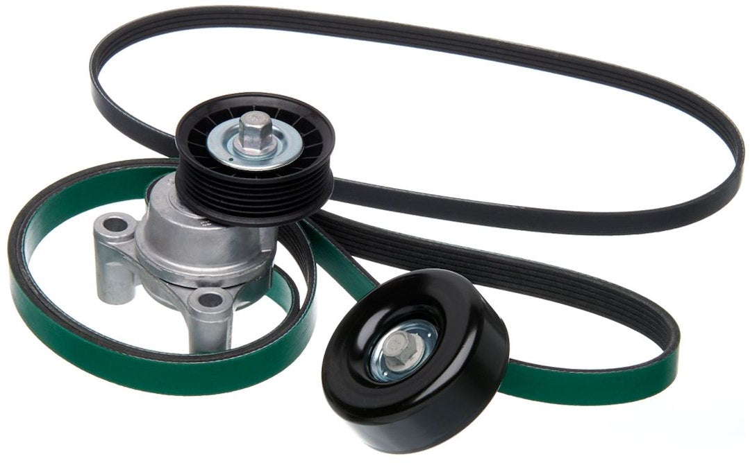Gates Corp Limited Supplier Warranty Serpentine Belt Drive Component Kit 90K-39083B - V-Ribbed Belts