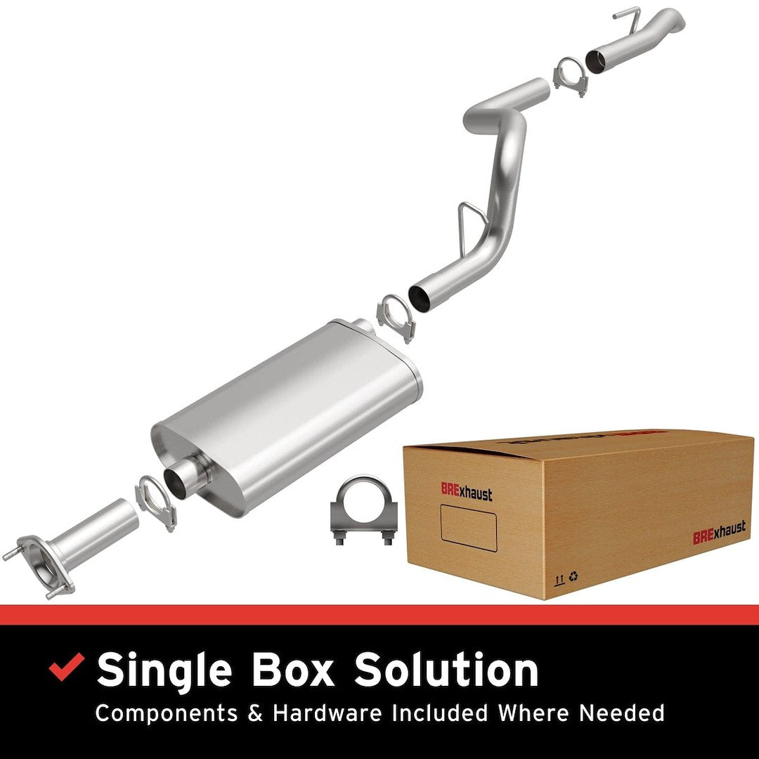 BRE Exhaust Designed For Power And Sound Exhaust System Kit 106-0003 - 96-01 Jeep Cherokee