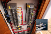 Blue SEA Accepts Ring Terminals Circuit Breaker Block 5052-BSS - Circ Brkr ST Clb 6Circ GND