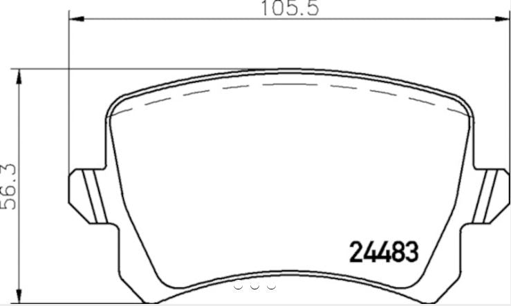 Hella Maximum Durability And Comfort Brake Pad 355025331 - Set Disc