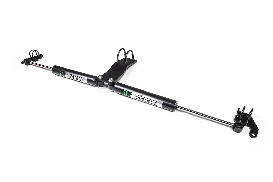 Zone Offroad Mounts Stabilizers End-To-End Steering Stabilizer ZON7451 - 2018-2021 Jeep Wrangler JL Dual Ste
