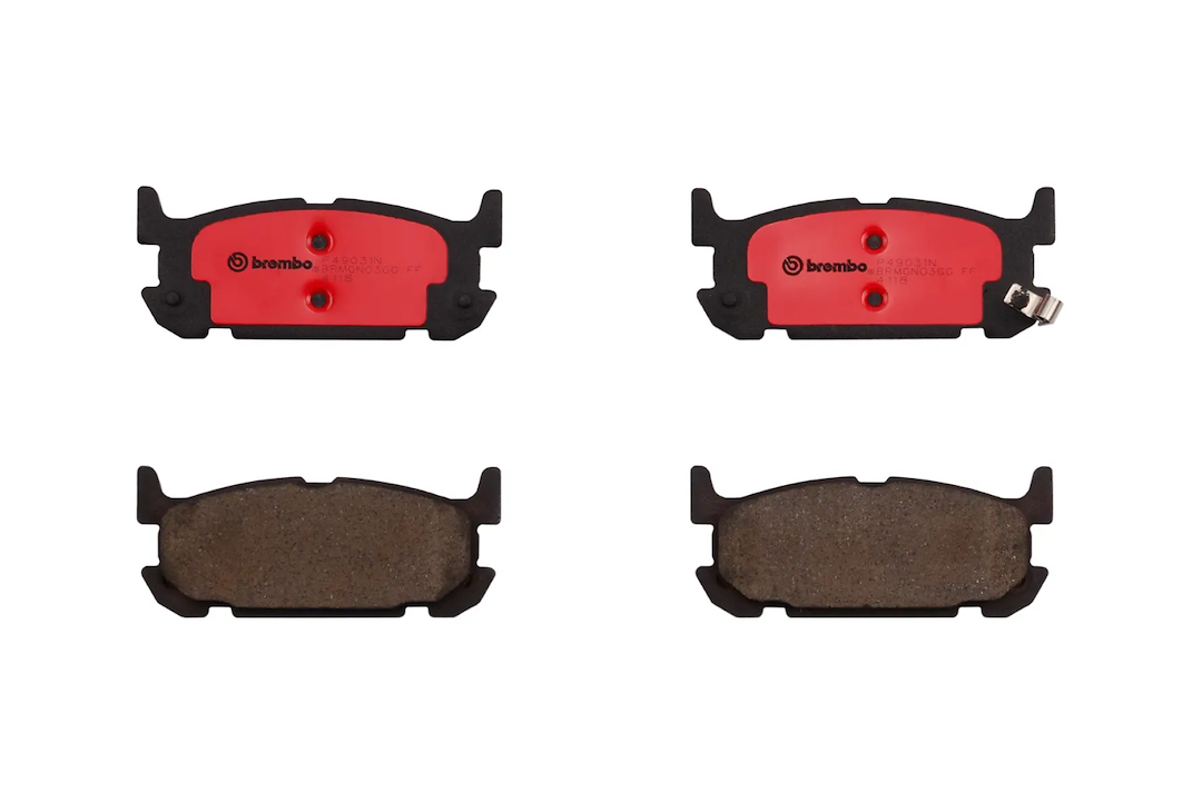 Brembo Premium Low-Met OE Equivalent Pad Brake Pad P49031N - Disc Set