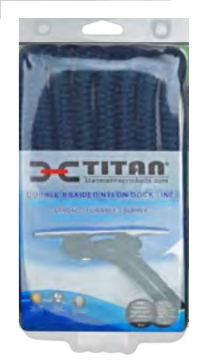 CMP Group Softer And Easier To Handle Dock Line 10626079 - Black 2IN 20FT Dblbrd Dockline-Black