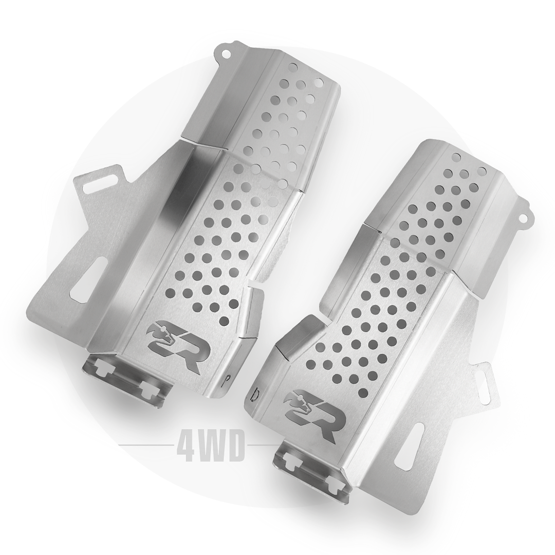 Cali Raised Laser Cut And CNC Bent Catalytic Converter Anti Theft Device CR3876 - Cat Shield 2016-2022 Tacoma