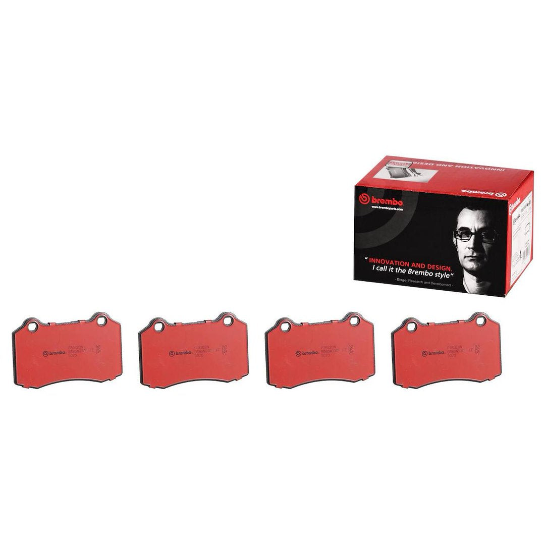 Brembo Premium Low-Met OE Equivalent Pad Brake Pad P36021N - Disc Set