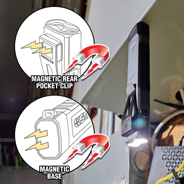 STKR Concept Ultra-Thin Low-Profile Design Flashlight 14269 - LP-EDC 5.0 500 Lumens