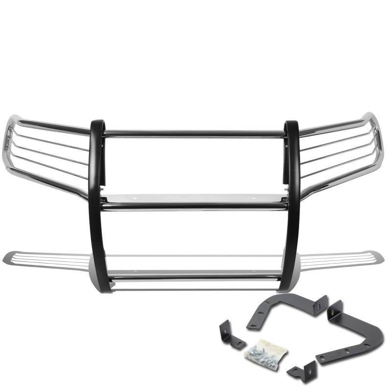 Black Horse Bolt On Mounting Grille Guard 17A080202MSS - 2011-2018 Jeep Grand Cherokee Grill