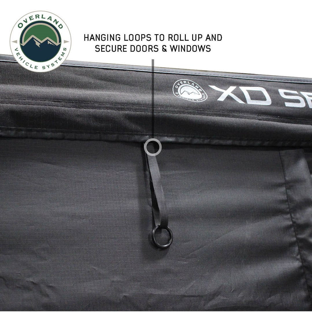 Overland VCL Quick Deploying Free Standing Shade Awning - Roof Rack Kit Component 19690027 - XD Nomadic 270 Wall BL