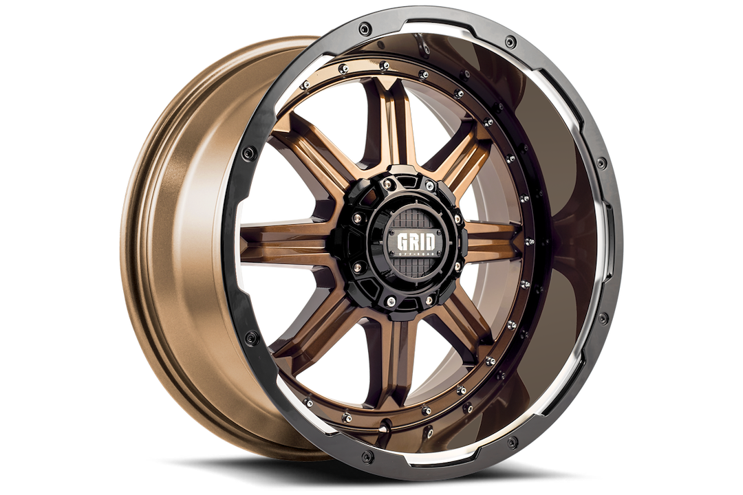 Grid Wheels With Grid Logo Center Cap GD1018090880R1524 - 10 18X9.0 8X180 15 124.2