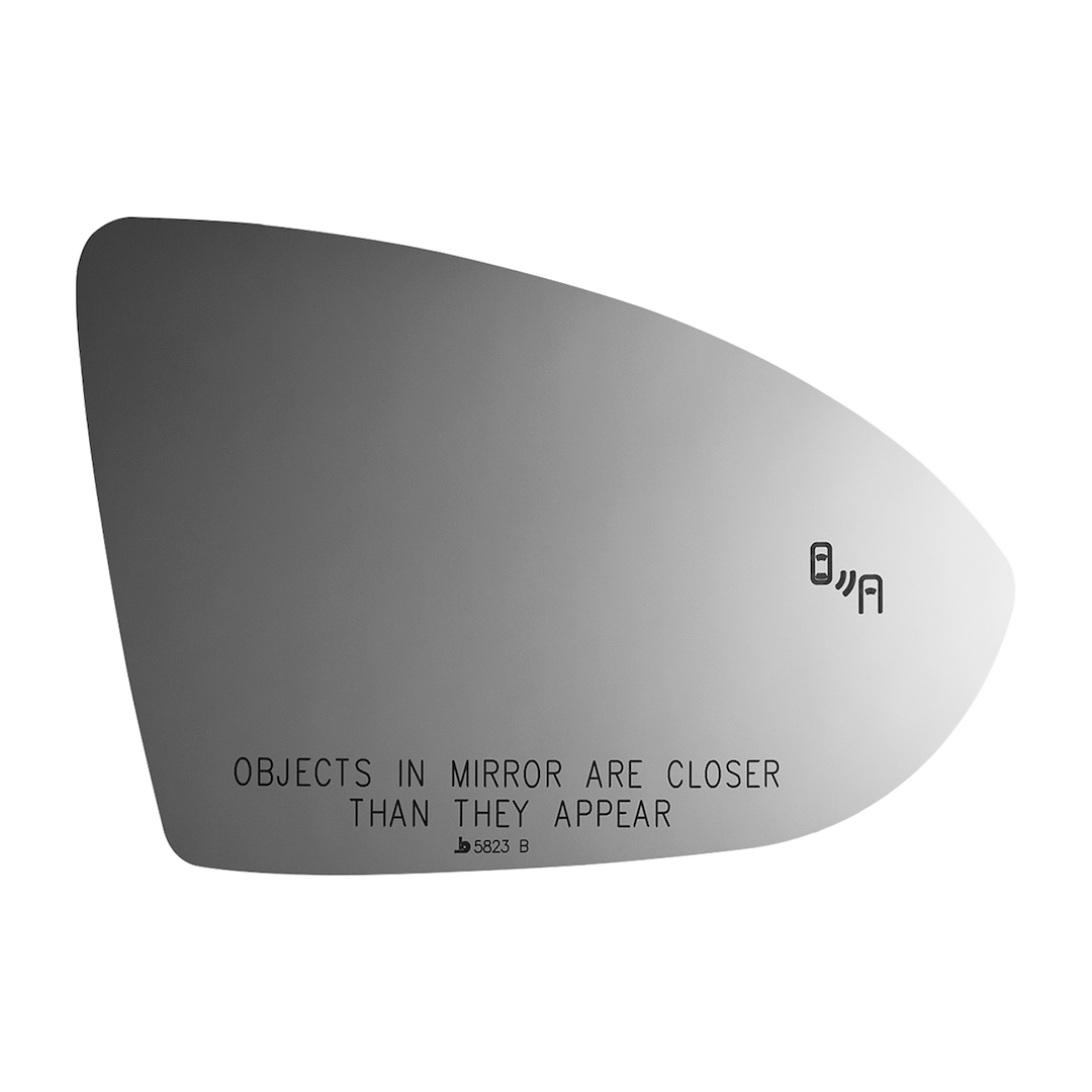Burco Mirror Smooth Edges For Safety Exterior Mirror Glass 5823B - Mirror Side View Blind Spot