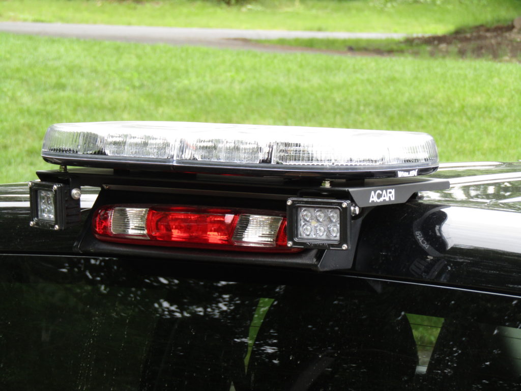 Acari Fleet Made In USA Warning Light Mount RTM-101-LP-13 - 22 Low Profile Drill Free Mounting