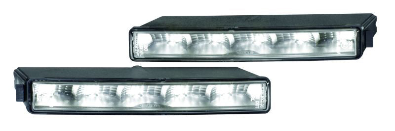 Hella Stable Plastic Housing Daytime Running Light - LED 010043801 - Lamp Kit Drl Universa