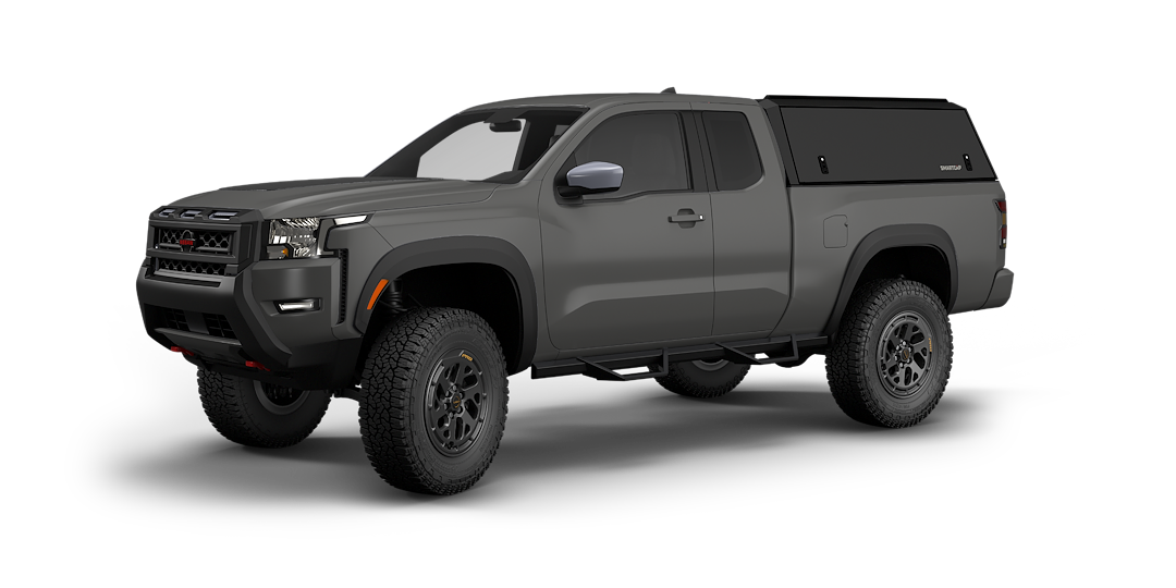 RSI N Americ Easy Removal And Installation Truck Cap ED0931-BN - Black Evod Defender Series Matte-Black
