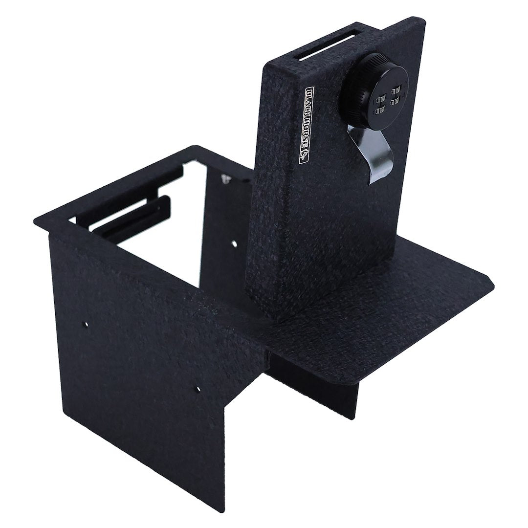 Black Horse Welded Tab And Notch Seams Console Security Insert Asfs23 - Black Center Safe