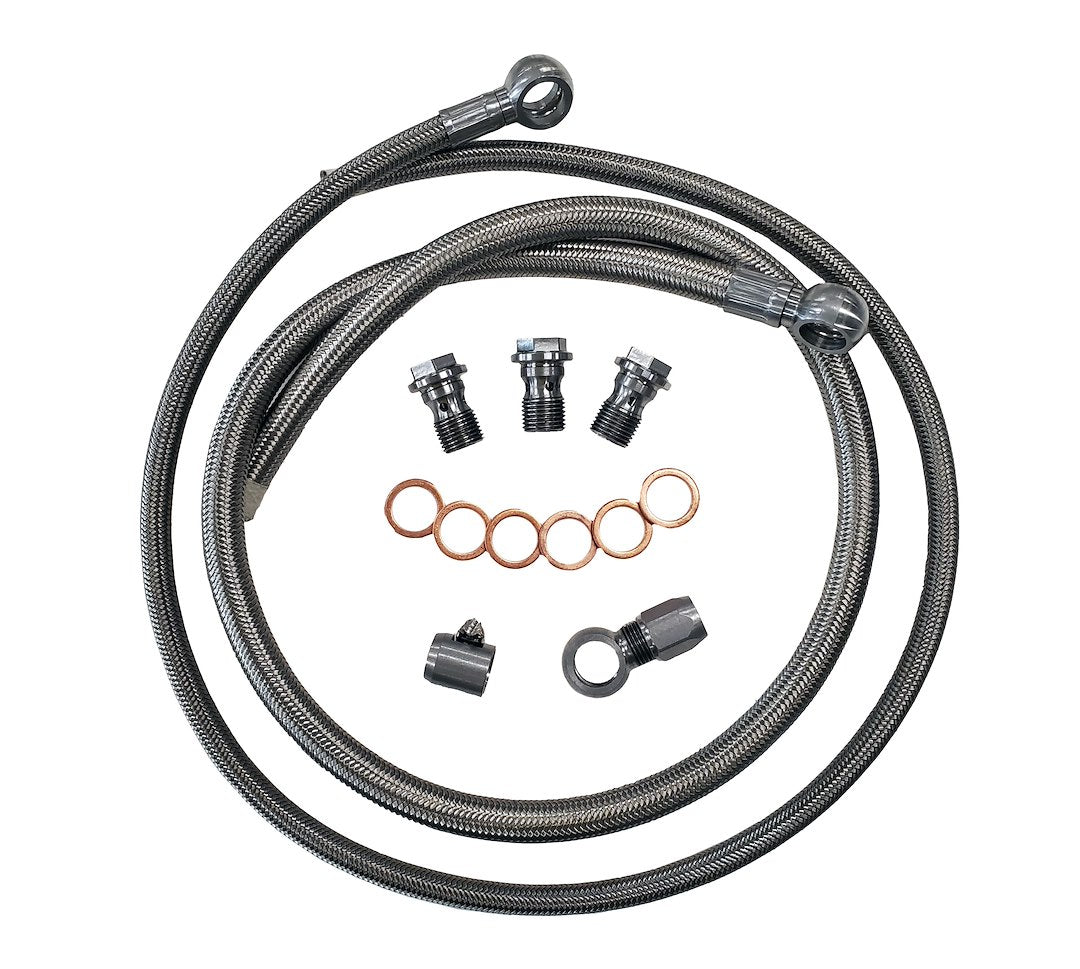 Borgeson Features Banjo Type Hose Fitting Power Steering Hose 925132 - Kit