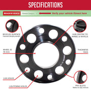 Revolution Improve Vehicle Handling Wheel Spacer GM6550-15-781 - Spac-5XM130-M8-71.5