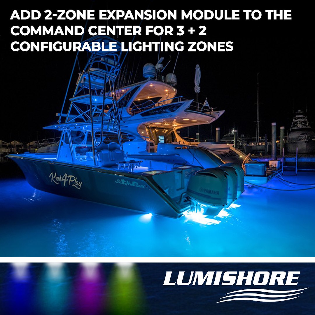 Lumishore US Plug And Play Installation Light Control Module 010-04488-00 - Eclipse Dual Expansion Module