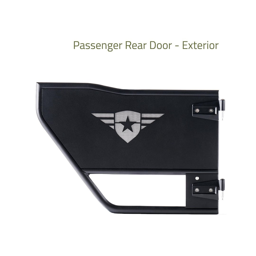 Combat Offrd Easy To Install Door 15-1049 - Jeep JK JKU Mission Doors Rear PA