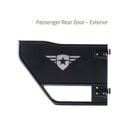 Combat Offrd Easy To Install Door 15-1049 - Jeep JK JKU Mission Doors Rear PA