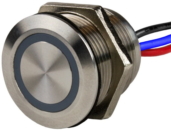 SEA DOG Made In USA Push Button Switch 403060-1 - Stainless Touch Dimmer Led