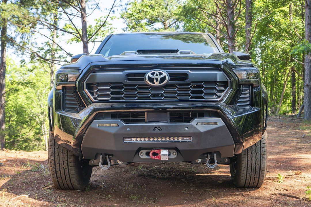 FAB Fours Made In USA Bumper TT24-N6351-1 - Toyota Tacoma Winch Mount NO Gua
