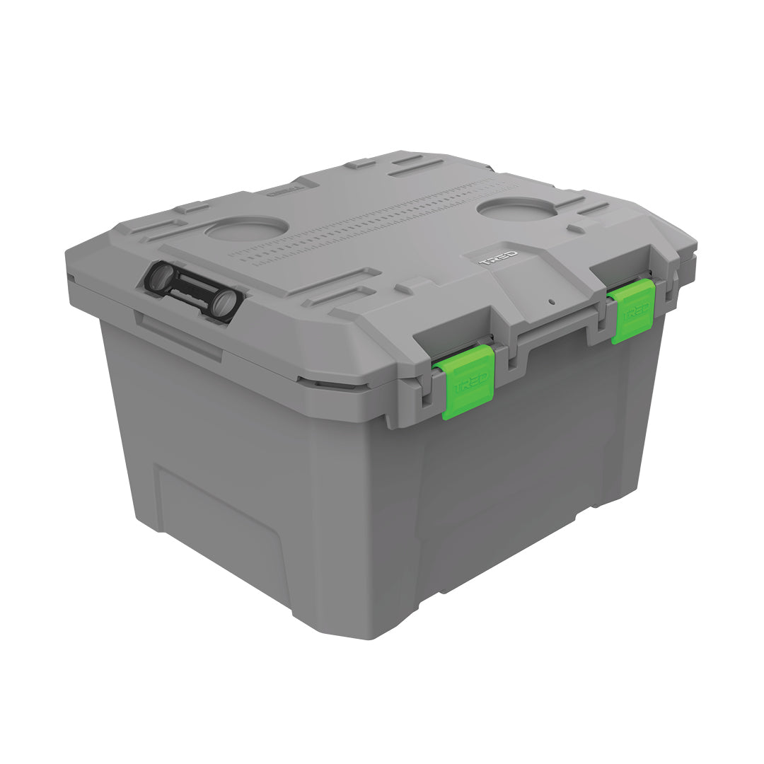Rhino Rack Weather-Proof Seal Cargo Organizer T54SBMG - Tred GT 50-40 Storage Box 65L Mid