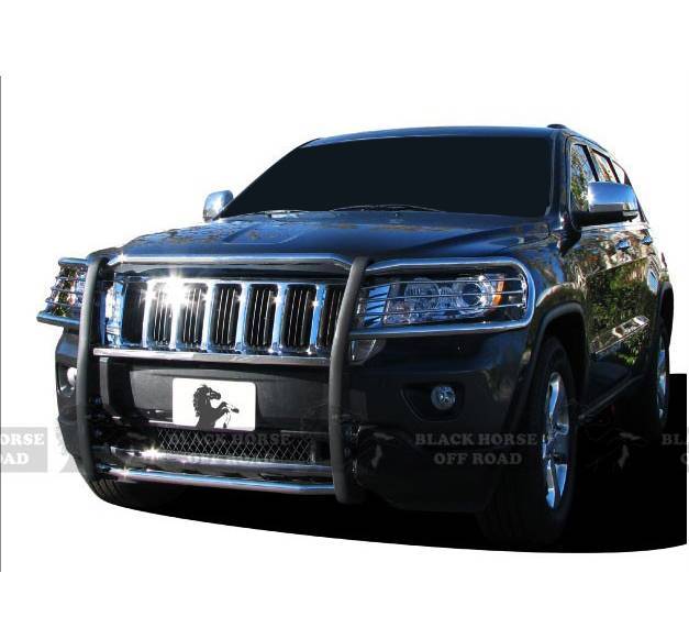 Black Horse Bolt On Mounting Grille Guard 17A080202MSS - 2011-2018 Jeep Grand Cherokee Grill