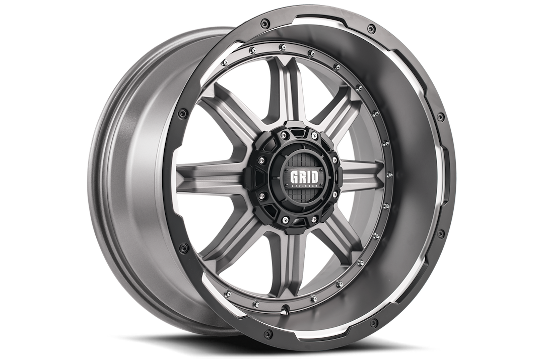 Grid Wheels With Grid Logo Center Cap GD1018090870A1525 - 10 18X9.0 8X170 15 125.5