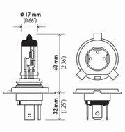 Hella 9003SB Headlight Bulb