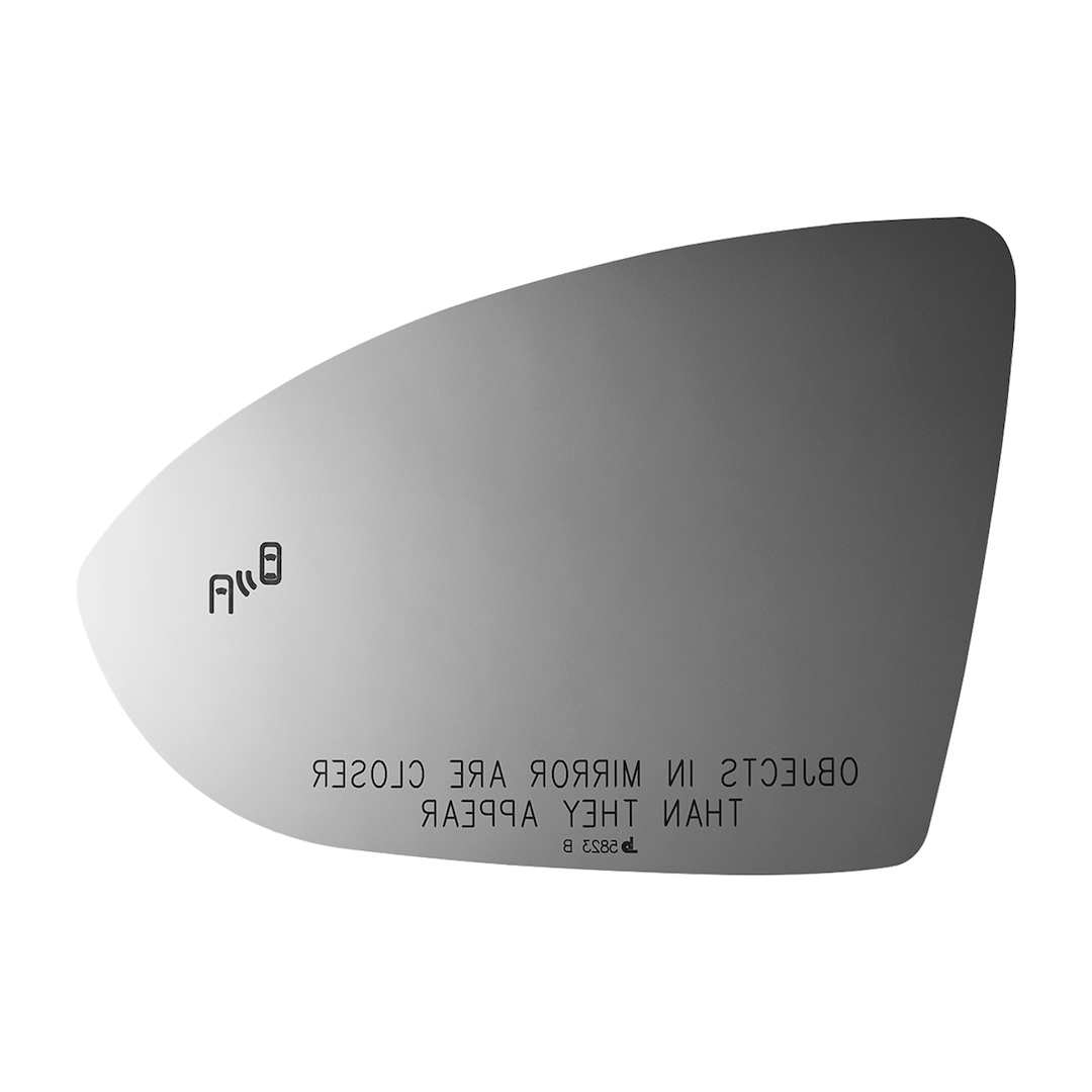 Burco Mirror Smooth Edges For Safety Exterior Mirror Glass 5823B - Mirror Side View Blind Spot