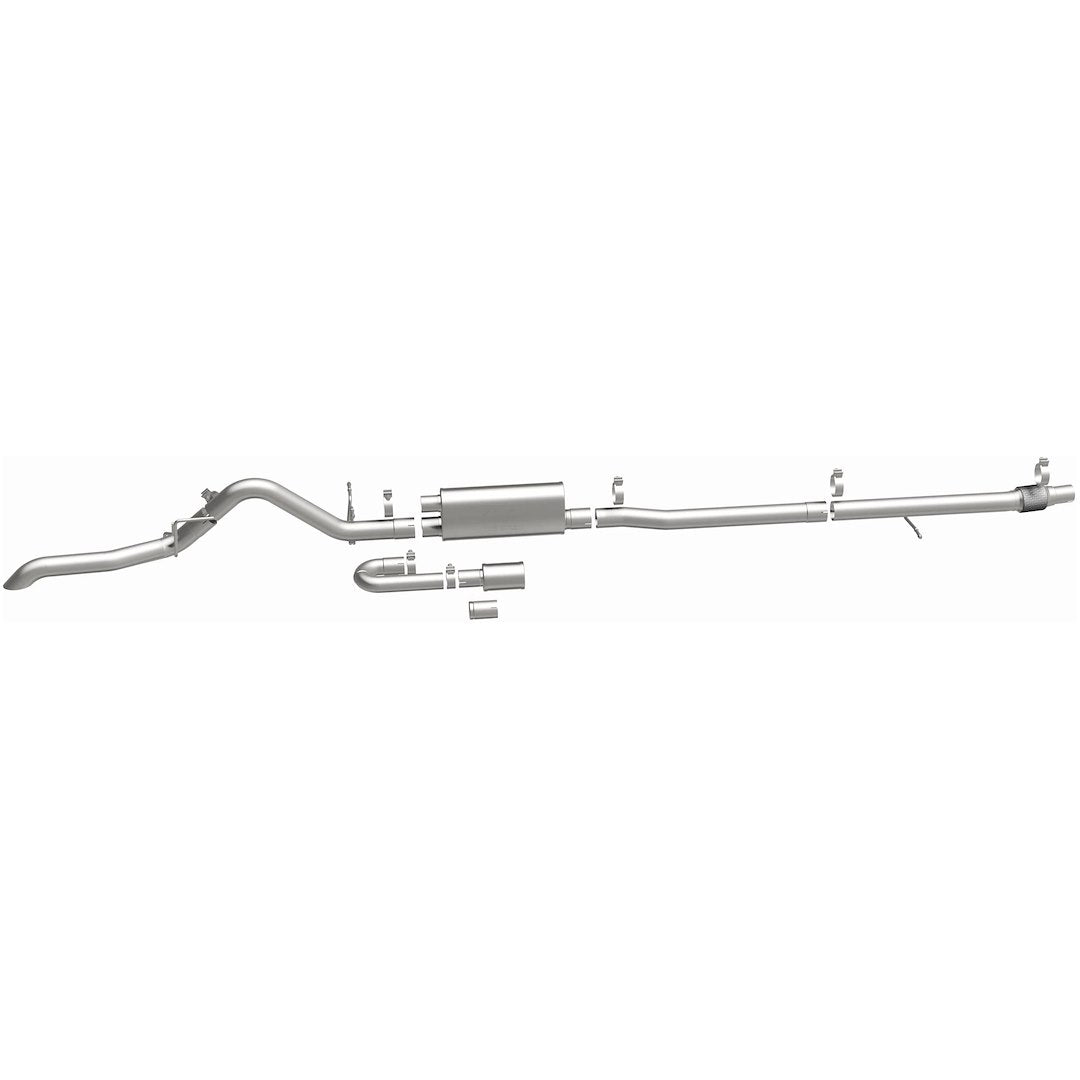 Magnaflow Limited Lifetime Warranty Exhaust System Kit 19636 - Overland Series Stainless CAT-Back