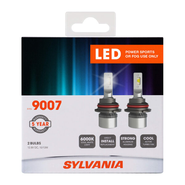 Sylvania For Fog And Powersports Only Driving/ Fog Light Bulb 9007SL.BX2 - Syled 9007SL.BX2 EN-SP Upp SKU